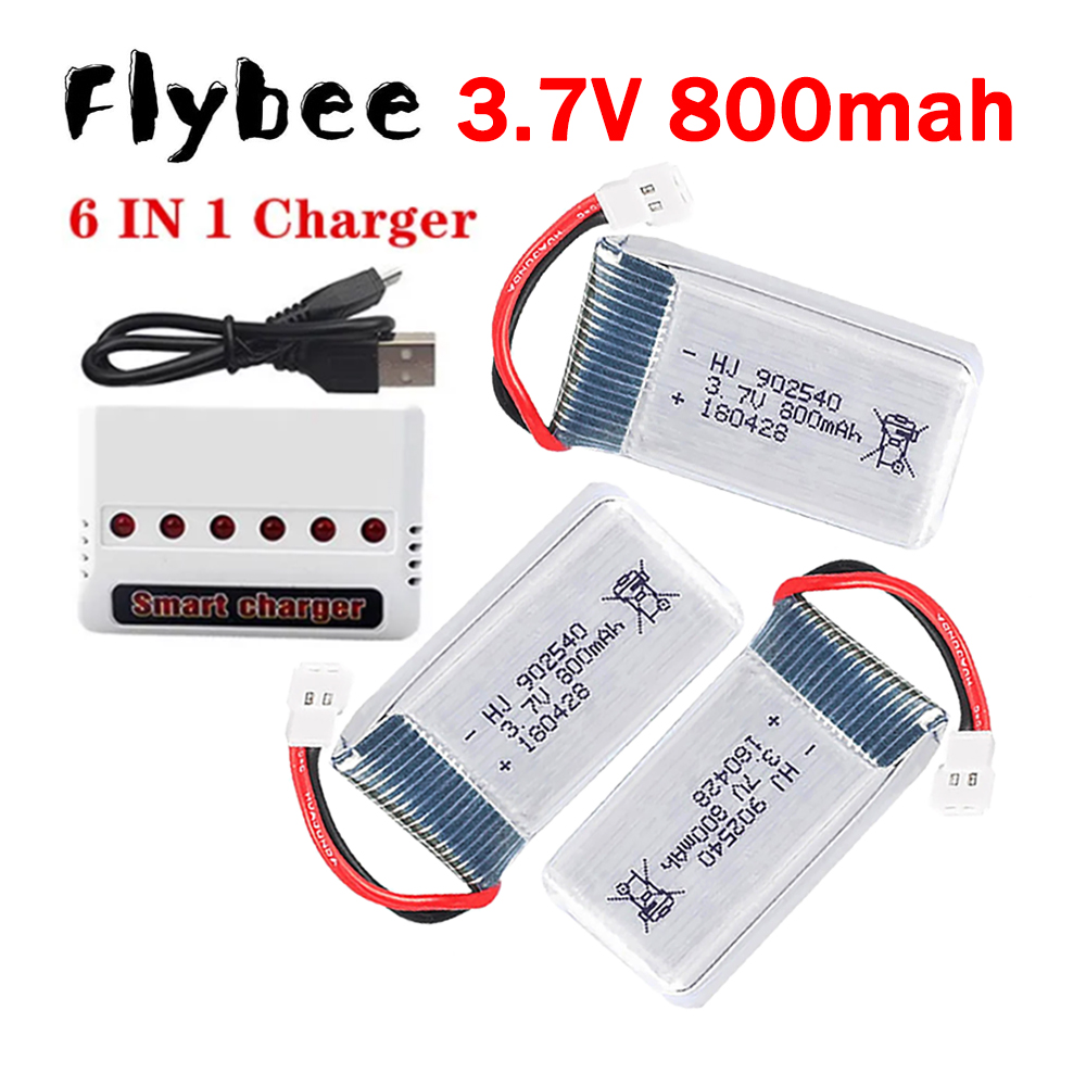 Drone Charger - Akumulator Lipo MEW 800mAh 3.7V +