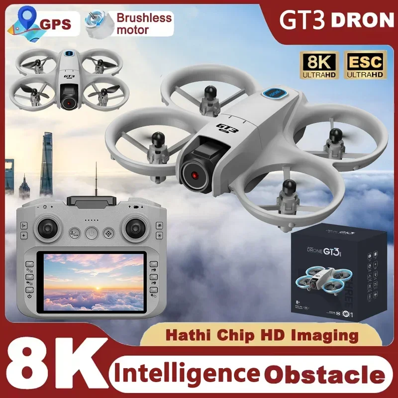 Drone Gps Mount - Nowy Mini Dron GT3 Rc Quadcopter