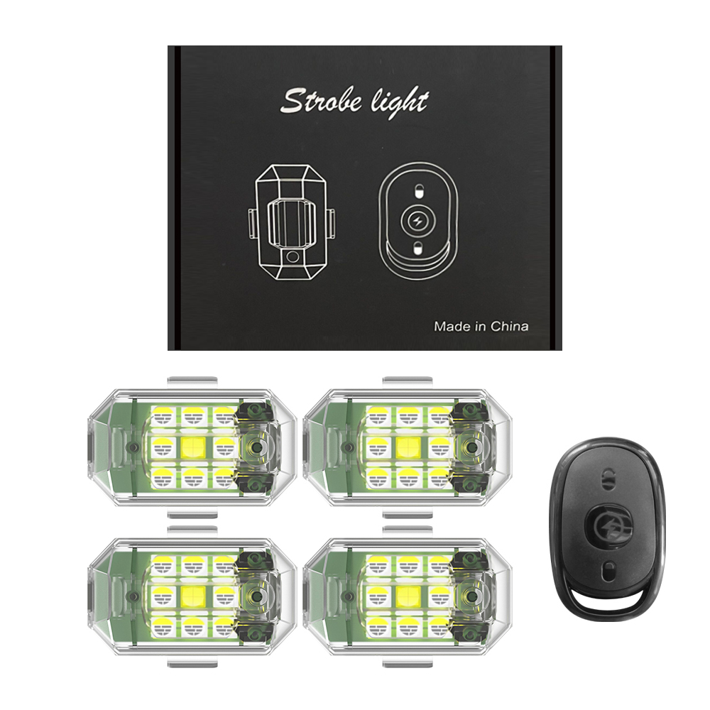 Drone Led Light - 1/2/4 szt. Bezprzewodowe światło stroboskopowe LED
