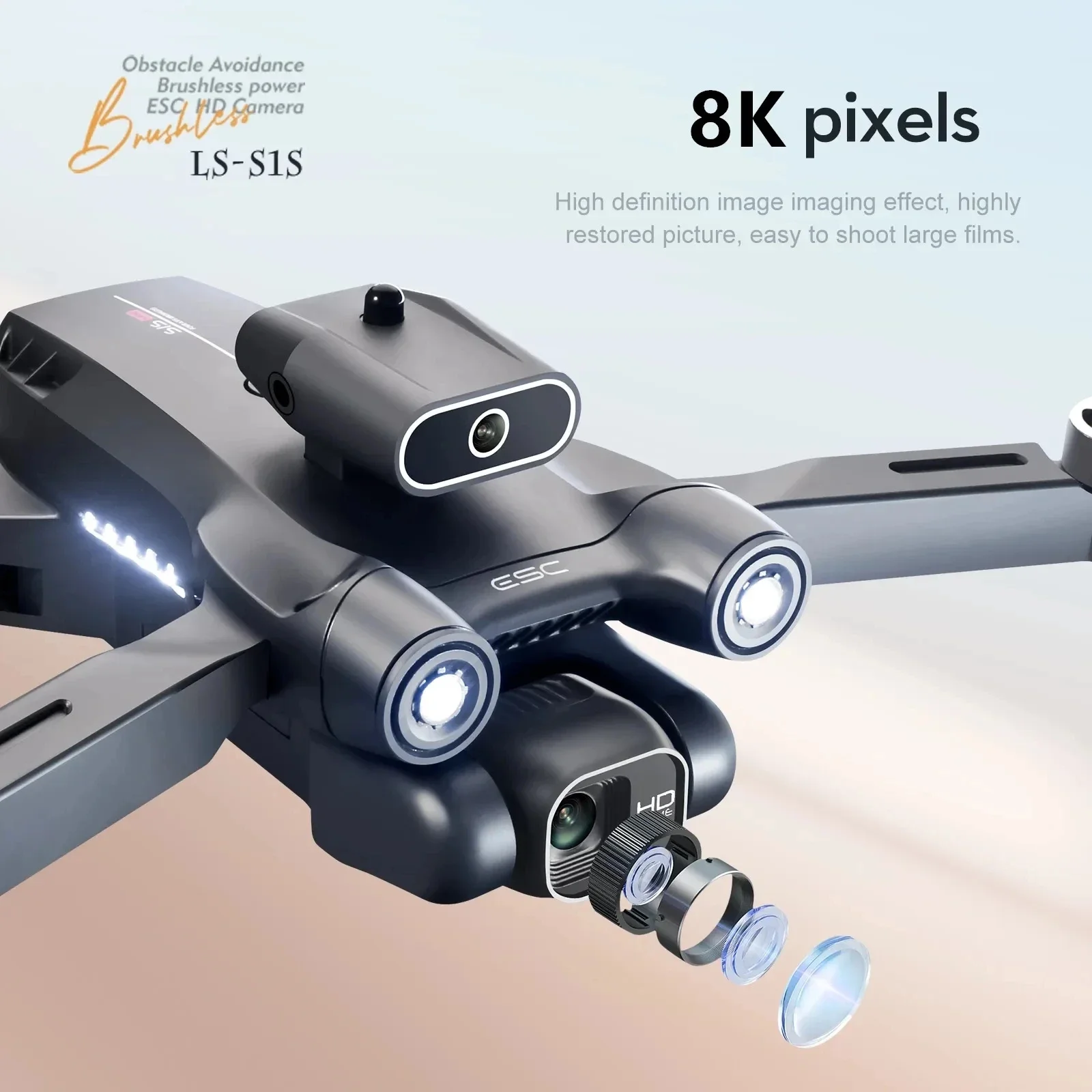 Nowy S1S 5G GPS Drone Camera 8 – Drone Gps Mount recenzja i cena