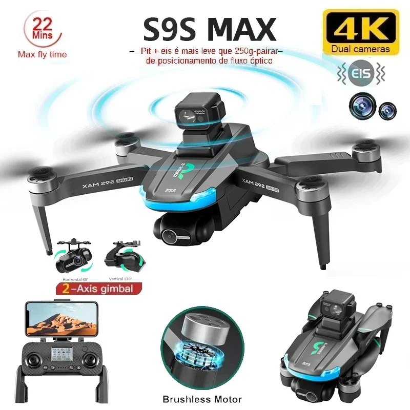 NOWOŚĆ S9S MAX MINI Drone 4K 2 – Drone Gps Mount recenzja i cena