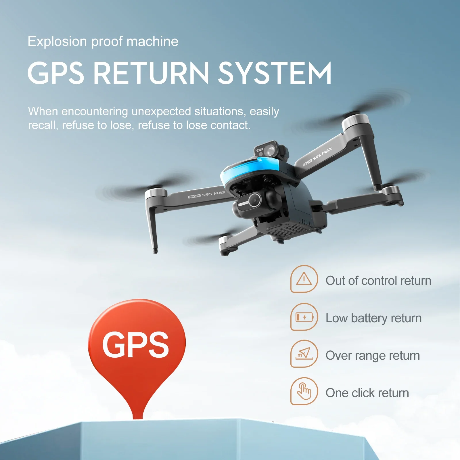 NOWOŚĆ S9S MAX MINI Drone 4K 2 – Drone Gps Mount recenzja i cena