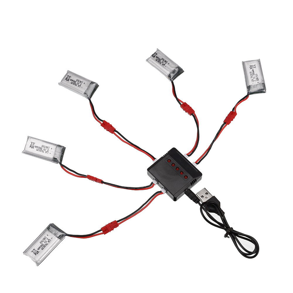 3.7V 380mAh akumulator z ładow – Drone Charger recenzja i cena